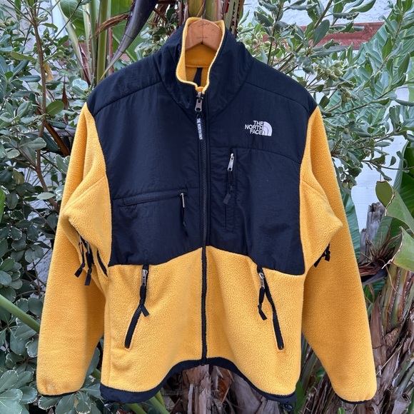 The North Face Denali Fleece Jacket Yellow Black Small 2019 - Picture 1 of 5